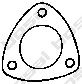 BOSAL 256-041 Gasket, exhaust pipe